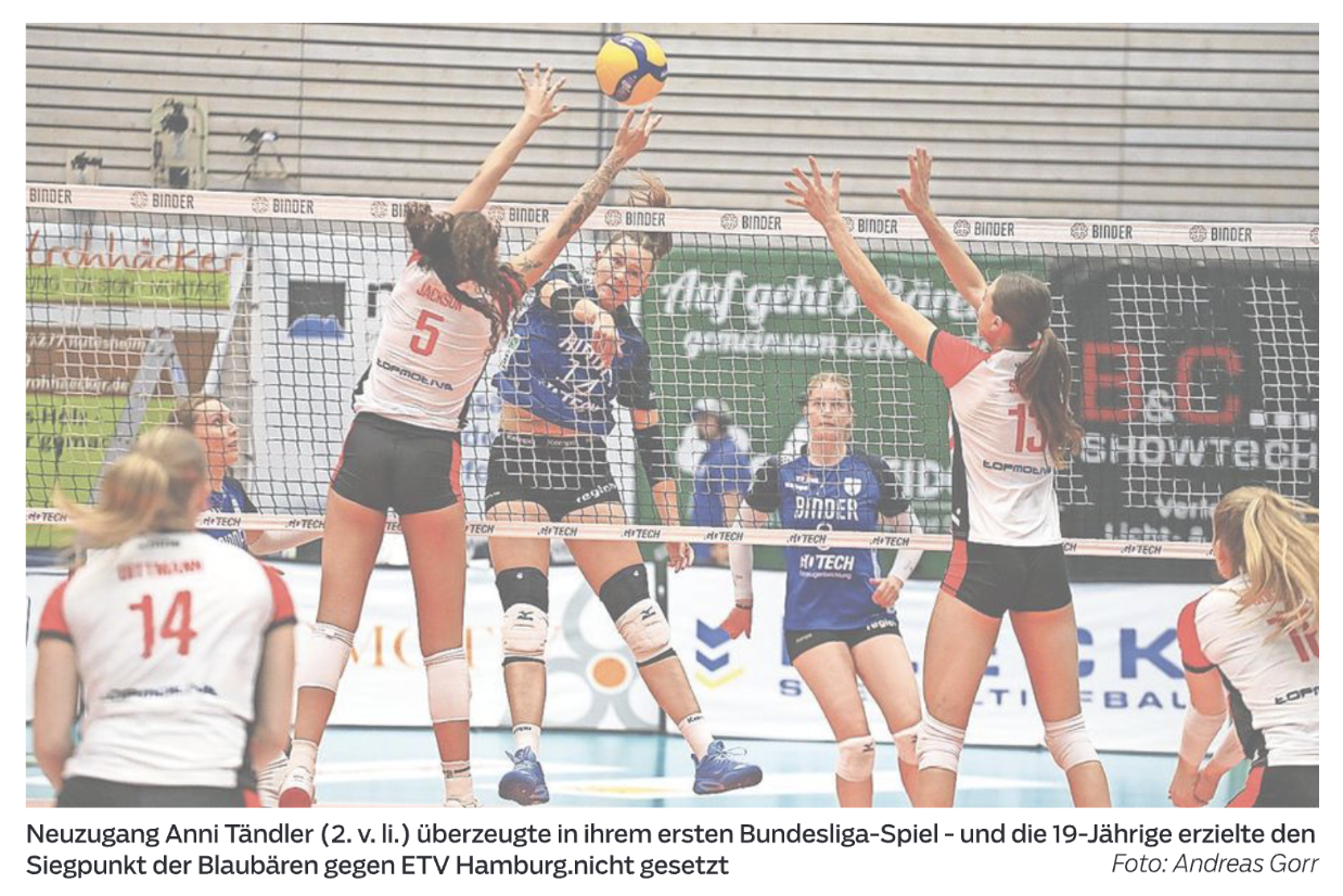 Nervenprobe zum Saisonauftakt: Blaubären spannen Trainer und Fans auf die Folter
